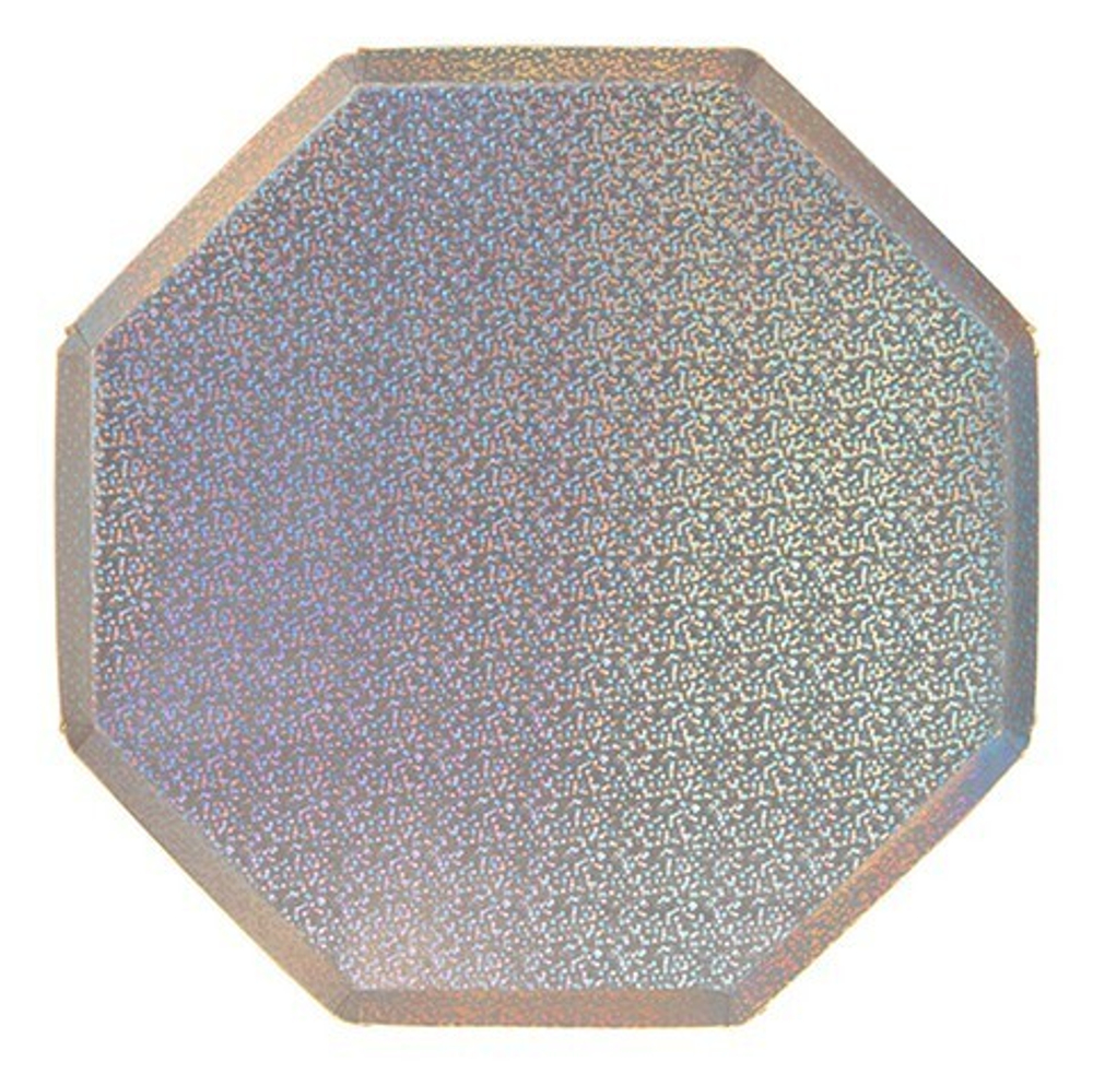 Тарелки большие "Silver sparkle" 8 шт.