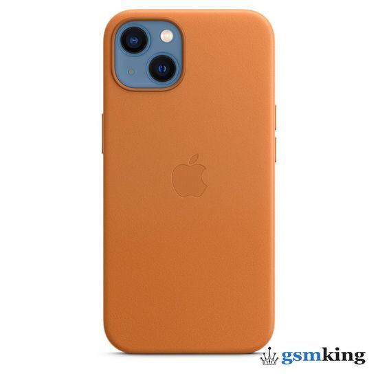 Apple Leather Case with MagSafe iPhone 13 Golden Brown «Золотистая охра» MM103ZE/A