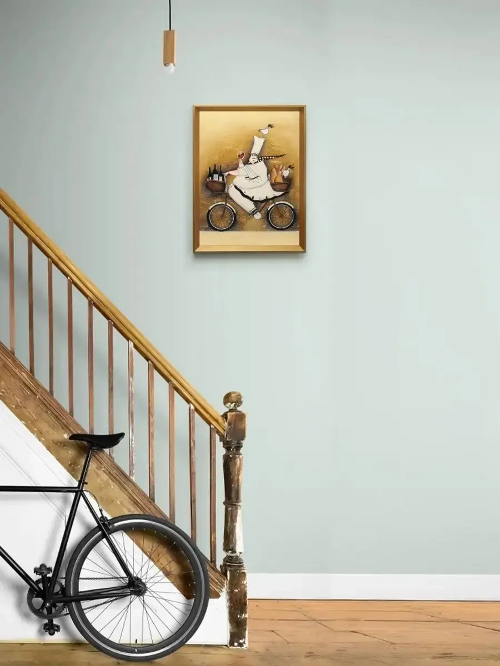 Картина настенная в багетной раме "Повар" 42*32 см