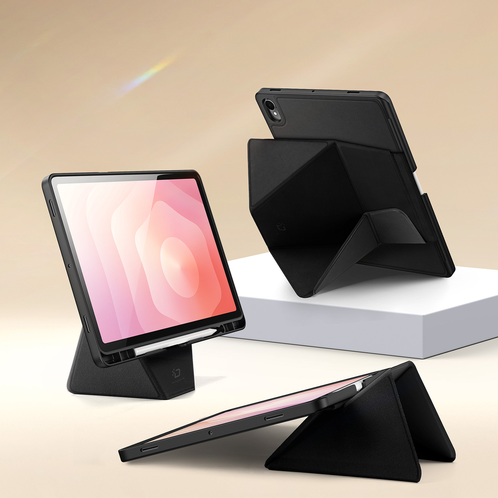 Складной чехол книжка для Samsung Galaxy Tab S11, серия Vers Series от Dux Ducis, с магнитным держателем Pencil