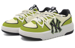 [Customized sneakers] MLB Chunky Liner PU thick-soled retro avocado Y2K green apple deconstructed straps increase wear-resistant increase low-top sneakers for men and women the same beige green