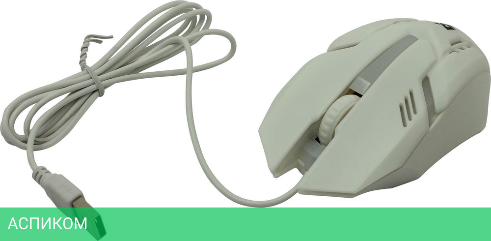 Мышь Defender Cyber MB-560L белый (52561)