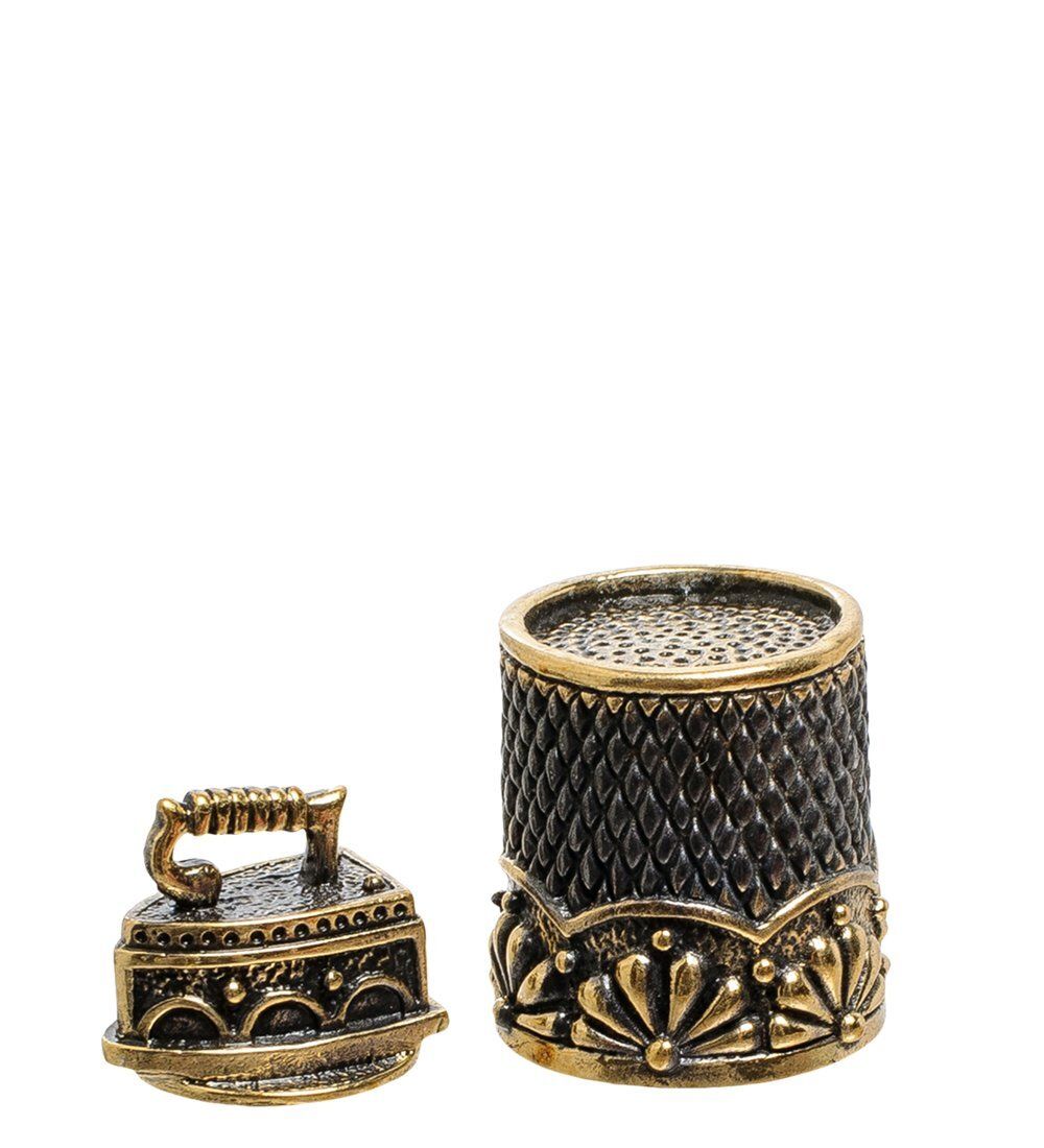 AM-1773 Наперсток «Утюг с магнитом» (латунь)