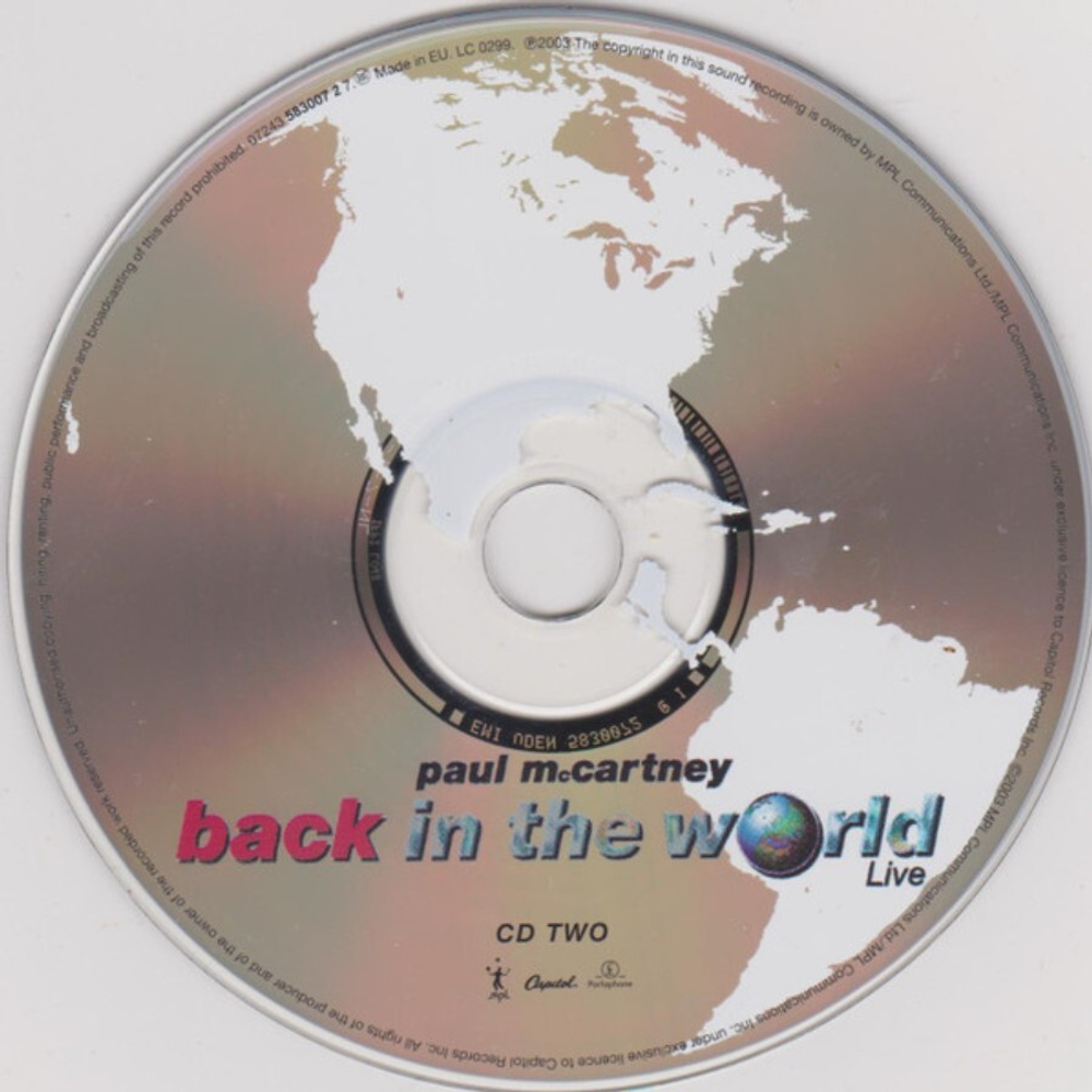 Paul McCartney / Back In The World (2CD)