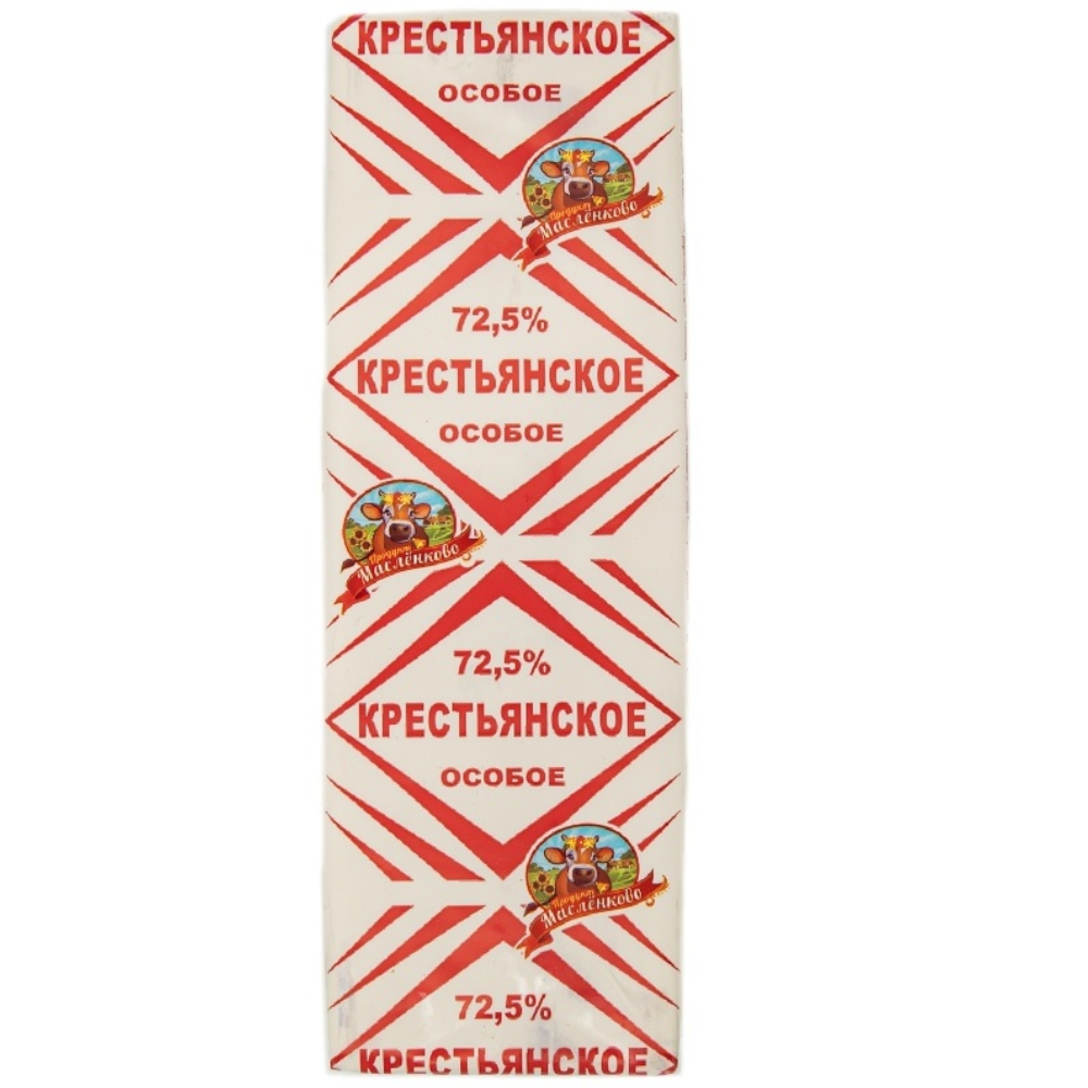 Масло Масленково Крестьянское особое 72,5% 400гр (красный)