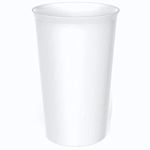 Стакан для ванной комнаты "scandi" 80х80х122 мм, 0,4л (белый)