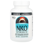 Source Naturals, NKO ™, масло криля Нептуна, 500 мг, 120 мягких таблеток