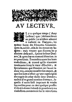 Les Quinze livres des elements geometriques d'Euclide Megarien. Book 1 | Euclides