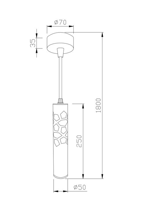 Подвесной светильник Maytoni P037PL-L11W4K