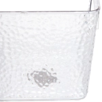 Корзина - органайзер для хранения «СКРЭДДИ ЛОК», прозрачная, 15.3*15.3*13.5см (пластик АВС)