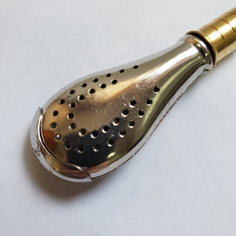 303006 Бомбилья "Разборная"  металл серебристый/золото