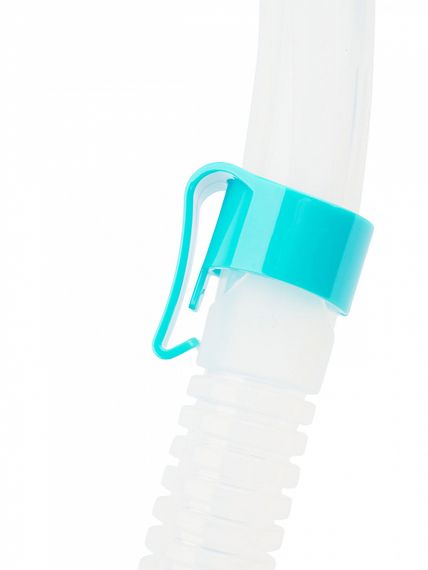 Набор детский маска+трубка в сумке Sargan Панорама-А kids прозрачный/бирюзовый