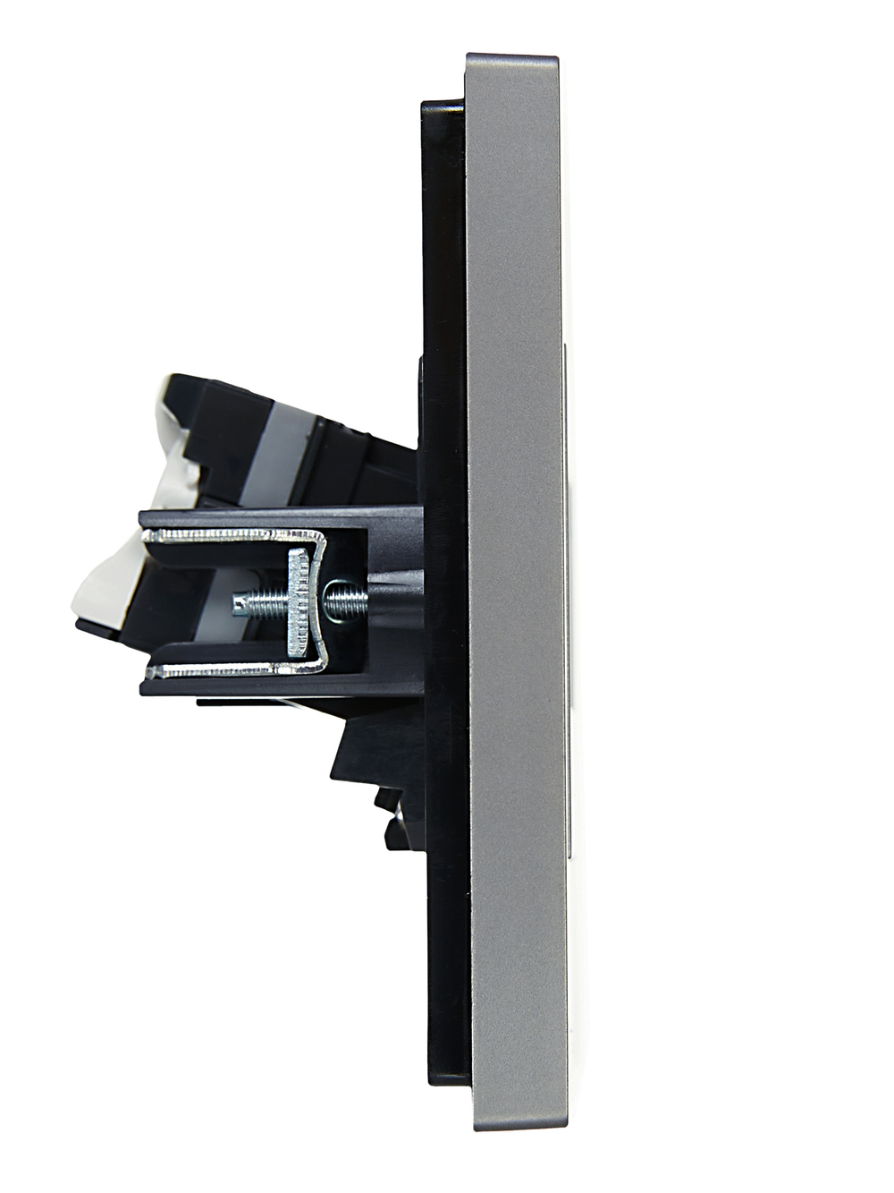 FORTE&PIANO Розетка компьютерная двойная RJ45 кат.5E FP533 сталь IEK