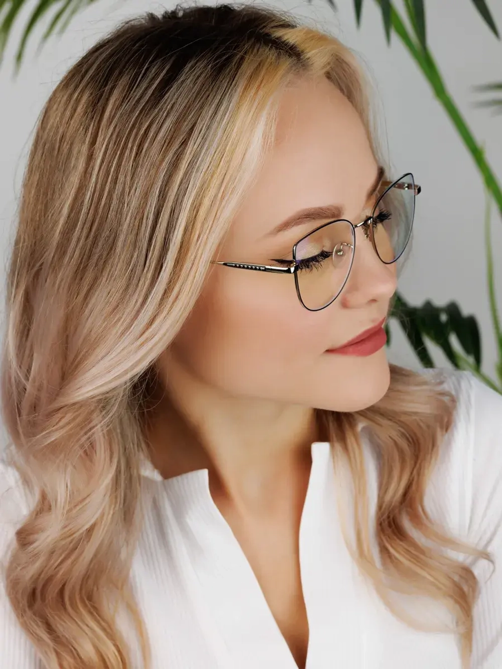 Очки для компьютера имиджевые защитные прозрачные нулевки