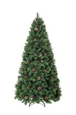 Ель с шишками «Снежная королева зелёная» (пвх) 150 см / 1.5 м