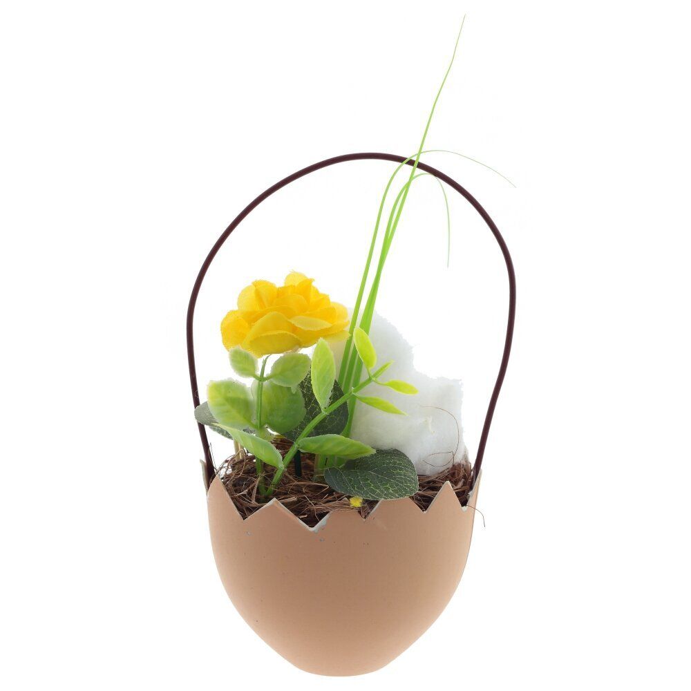 GAEM Изделие декоративное "Корзина пасхальная", L9 W9 H16 см, 3в.