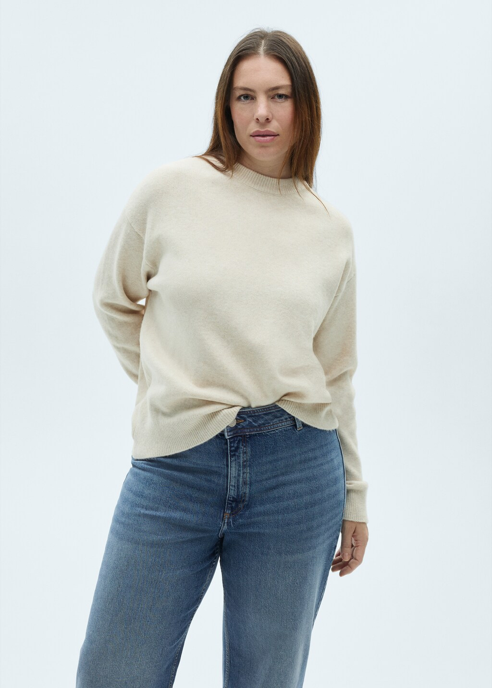 Джинсы-кюлоты Catherin с высокой талией