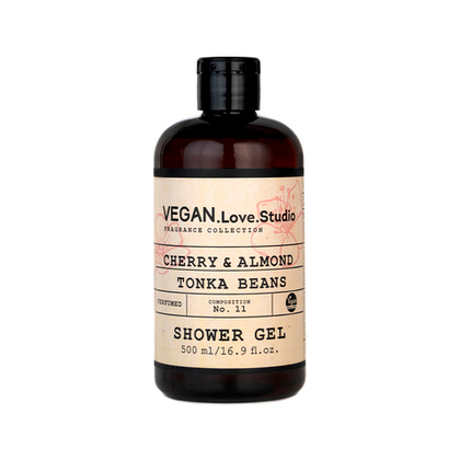 Гель для душа парфюмированный VEGAN.Love.Studio "Cherry, Almond, Tonka Beans", 500 мл