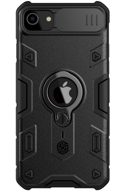 Чехол для iPhone SE (2020), iPhone 7 и 8 от Nillkin серии CamShield Armor Case с защитной шторкой задней камеры