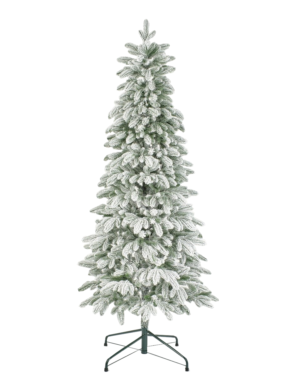 Ель искусственная Царь елка Беверли стройная заснеженная 180 см