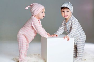 Боди из шерсти мериноса в полоску Merri Merini