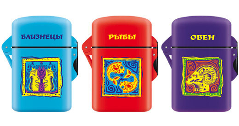 Зажигалка Zenga ZL-4 Case Jet Zodiac