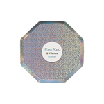 Тарелки коктейльные "Silver sparkle" 8 шт.