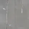 Светодиодная бахрома 3*0.5 м., 3 батарейки типа D 4.5V, 100 LED ламп холодно белого цвета, прозрачный силикон, LTC (ECC100-10-8W)