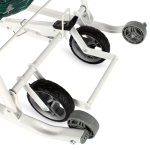 Санки-коляска "Наши Детки 3-1К" скандинавский зеленый