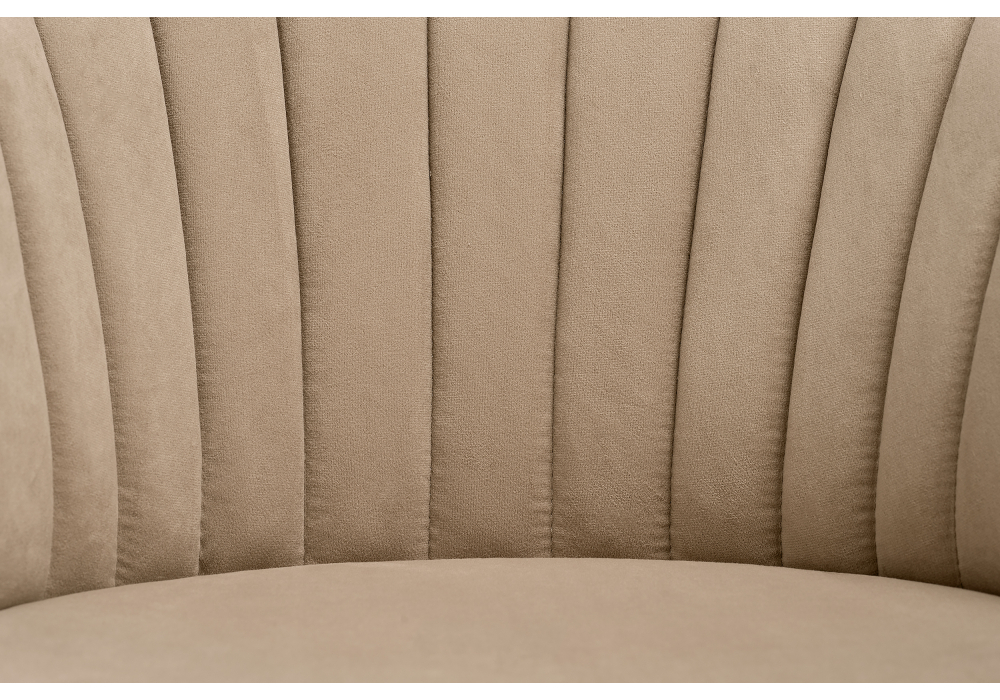 Стул на металлокаркасе Woodville Бэнбу velutto 05, белый, ножки белые