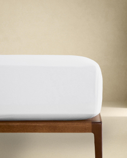 Zara Home - Простыня с ситцевой резинкой, высота 30 см (вес 800 нитей), белый, 160х200х30 см