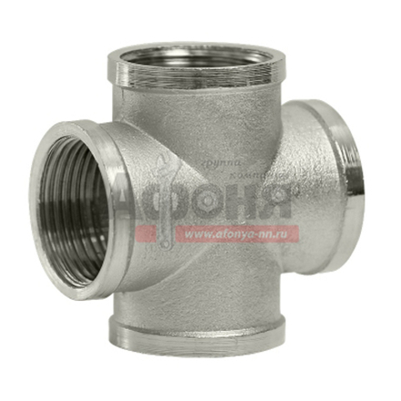 Крестовина 1'' вн/вн/вн/вн VRT® никель