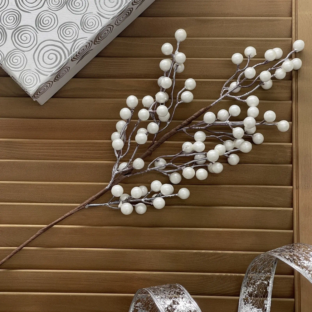 Ветка декоративная «Метель» 67 см