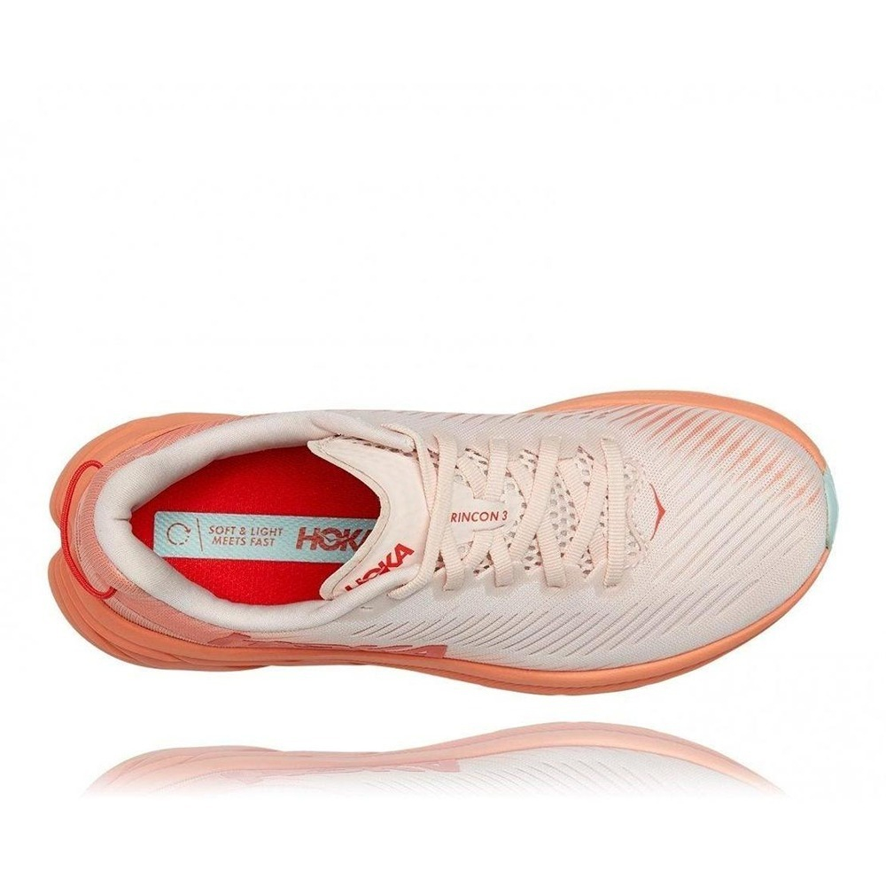 Кроссовки женские HOKA W RINCON 3 Silver Peony / Cantaloupe