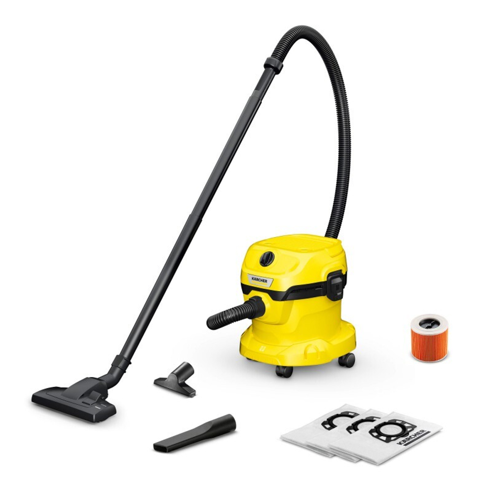 Строительный пылесос Karcher WD 2 Plus V-12/6/18/C Home 1000Вт (1.628-012.0)