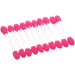 Аппликаторы для макияжа 10шт «ЭФФЕКТО», цвет розовый, 6см