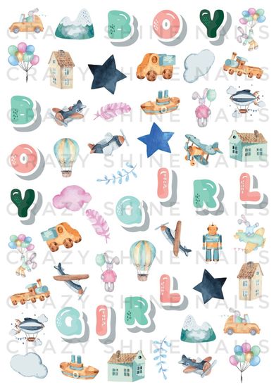 Слайдер-дизайн Crazy Shine Nails mini: Фантазия