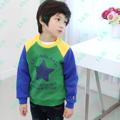 Толстовка детская с принтом звезды и надписью