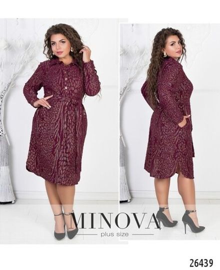 Платье 329-бордо Minova Фото 1