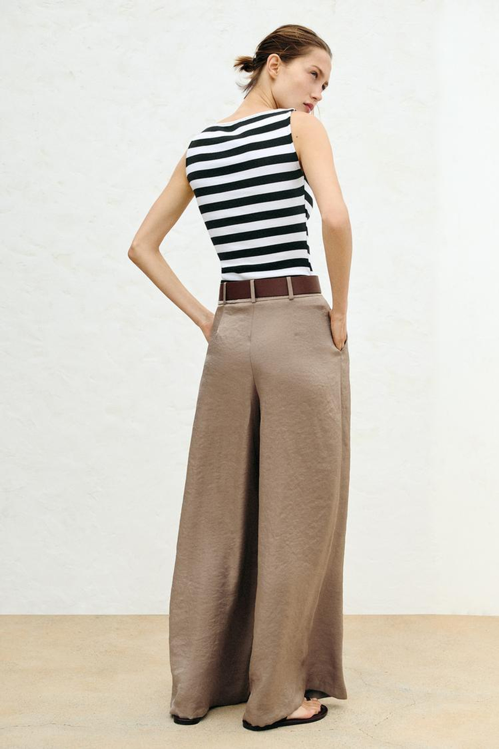 ZARA ТОП В РУБЧИК, ПОЛОСКИ