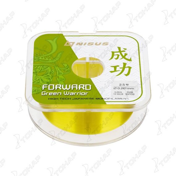 Леска FORWARD Green Warrior 0,261mm/150m Nylon (N-FGW-0261-150) Nisus