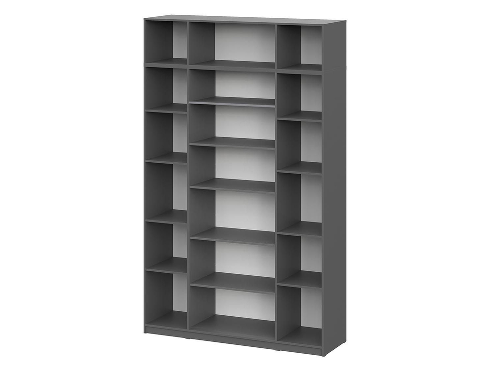 ШК 5 шкаф 1600 + антресоль + полки 2 комплекта / Графит