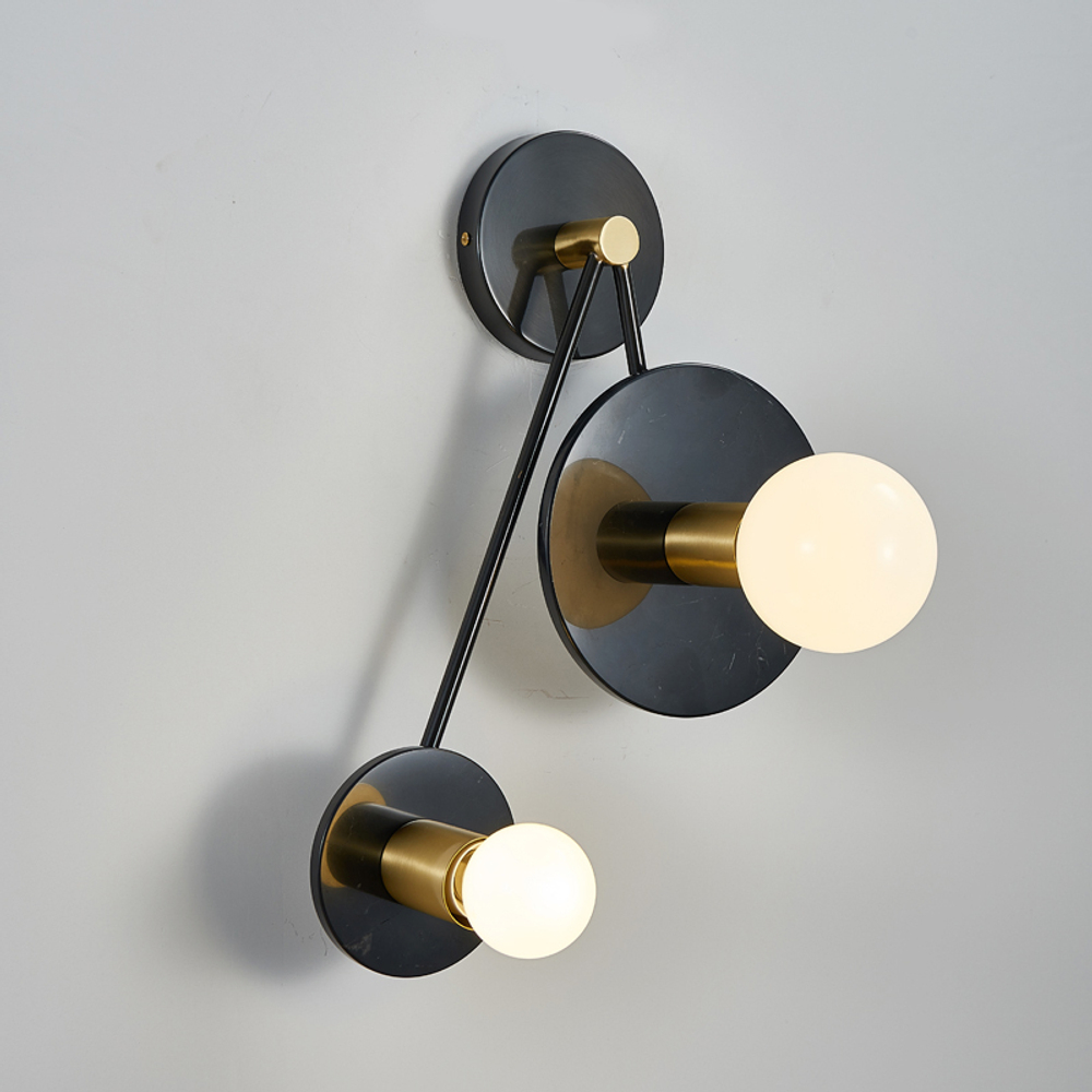 Wall design lamp Stone Duo  (black)