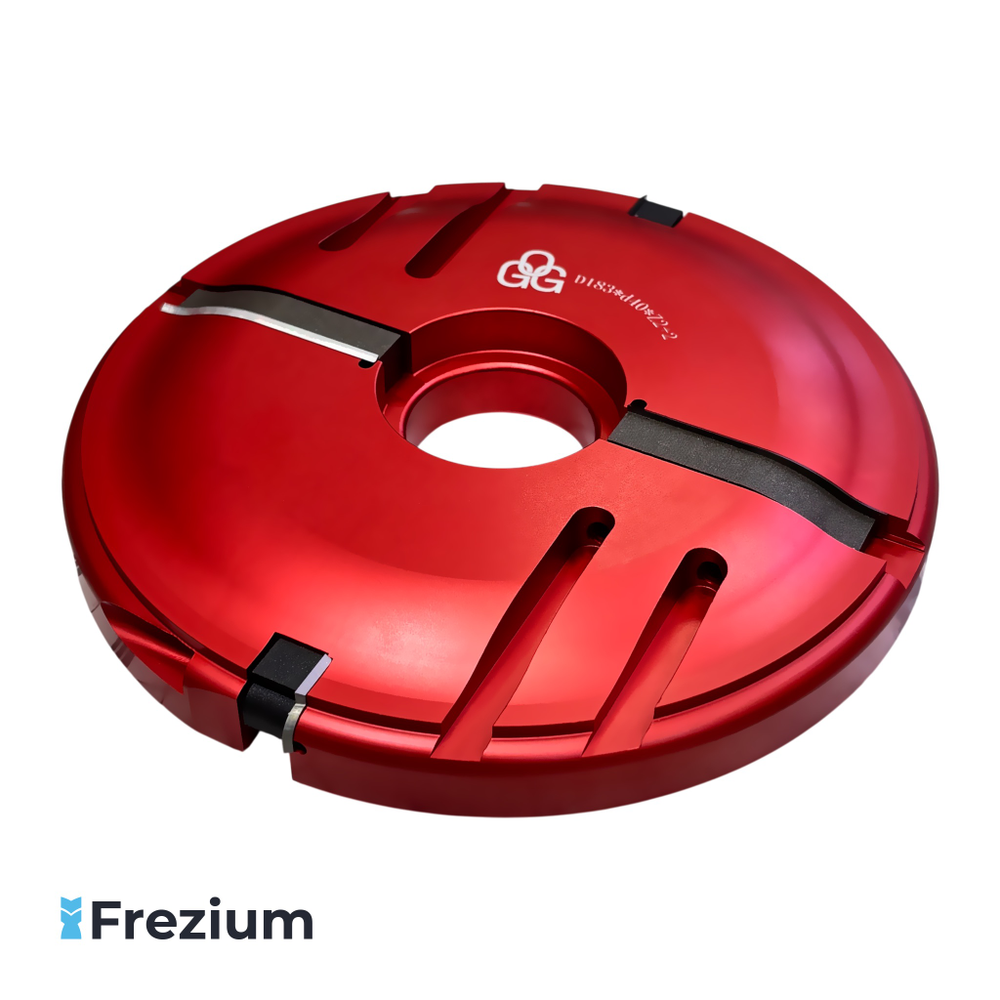 Филёночная насадная фреза алюминиевая со сменными пластинами "O.G.Germany" 183x40 Z2+2; SO417853