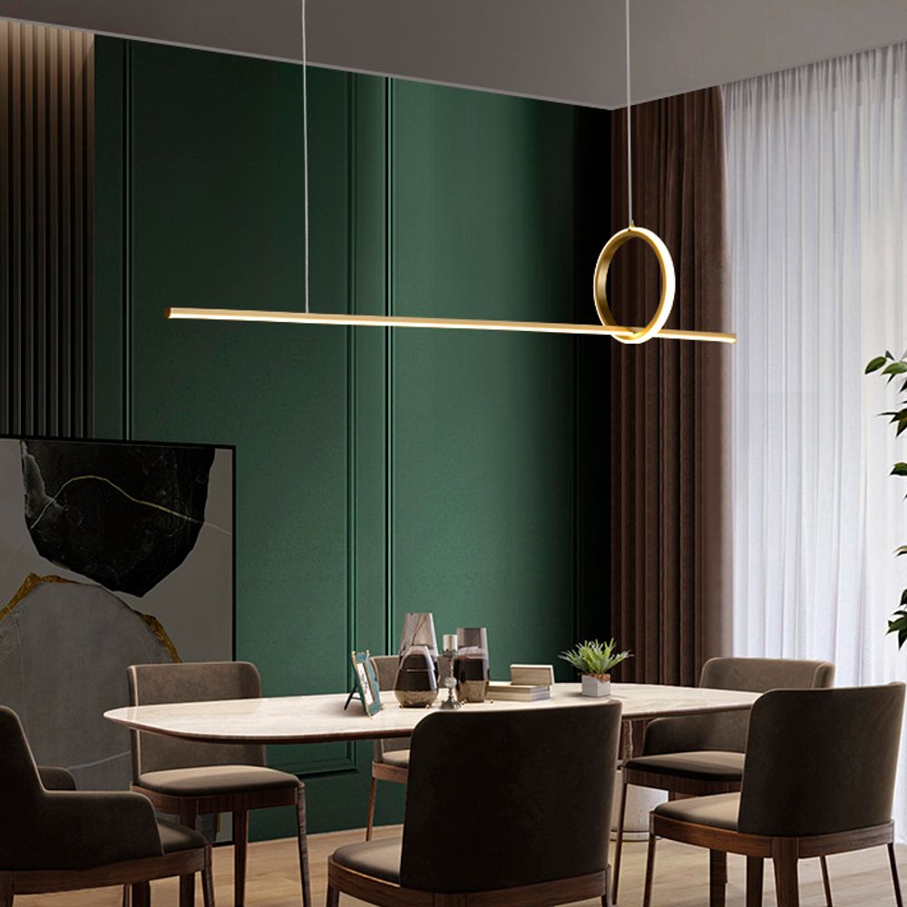 Подвесной светильник MOFFIT B LONG L90 Brass