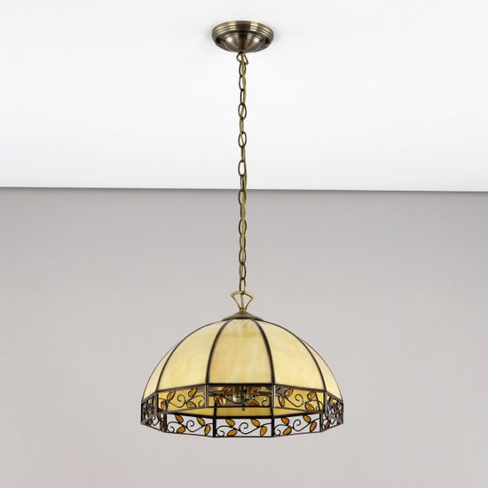 CL440231 Шербург-2 Беж.+Янтарн. Св-к Люстра