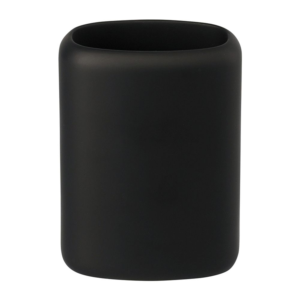 Стакан для зубных щеток Slim, черный