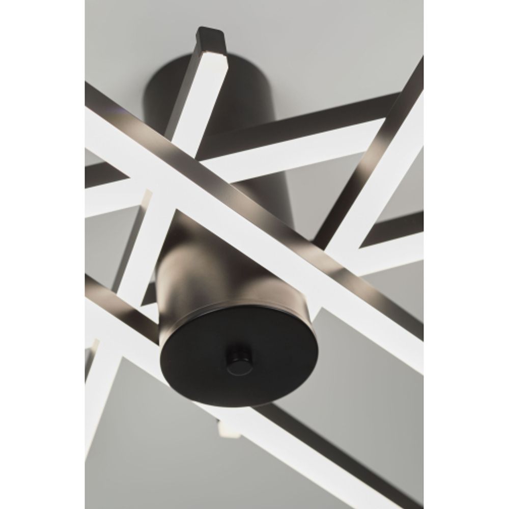 Светильник потолочный светодиодный Rivoli   6180-201 LED 90Вт 3000-6000К чёрный с пультом