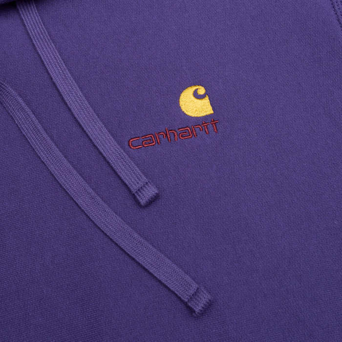 Толстовка мужская Carhartt WIP Hooded American Script артикул:I028279_aura - купить в магазине Дайс