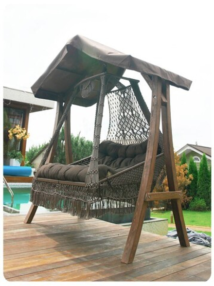 Деревянный каркас с крышей (для качелей СЕАРА) Besta Fiesta КАРАВЕЛЛА